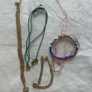 Jewelry Bundle Colorful Bracelet and Necklace Set